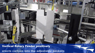 Vertical cartoner intermittent motion