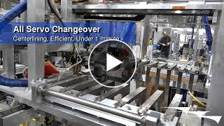 Carton former servo change over