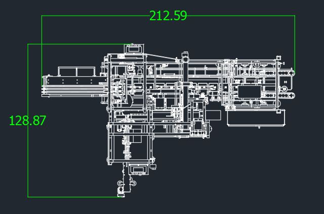 Footprint on the autoload cartoner