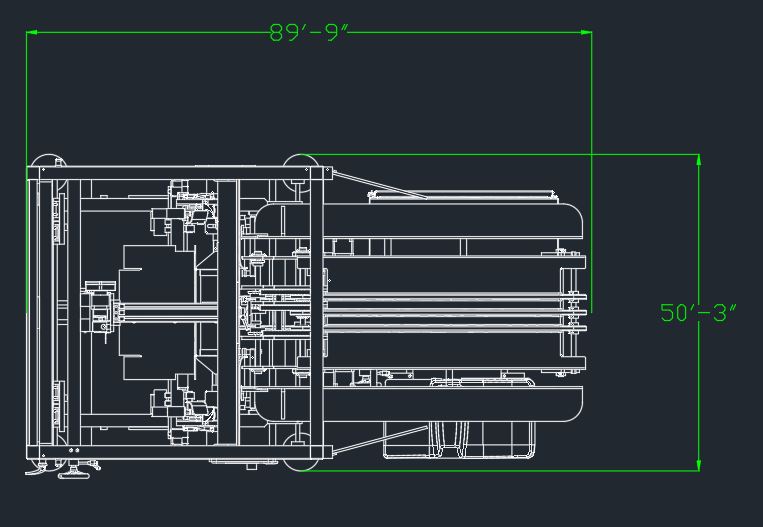 AFA Systems used tray former footprint