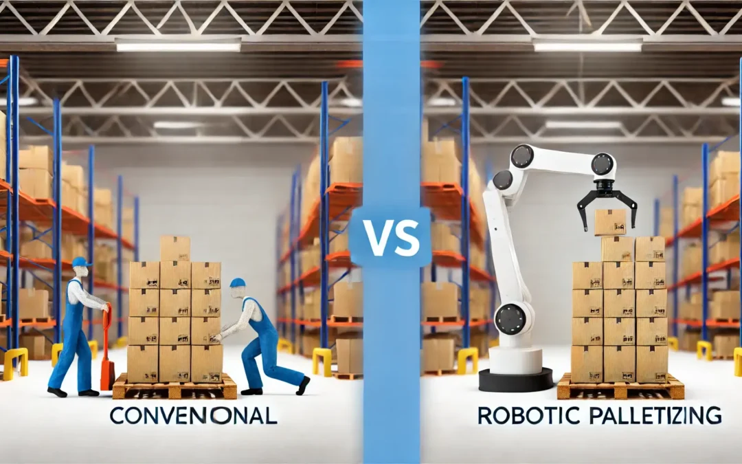 Conventional vs. Robotic Palletizing